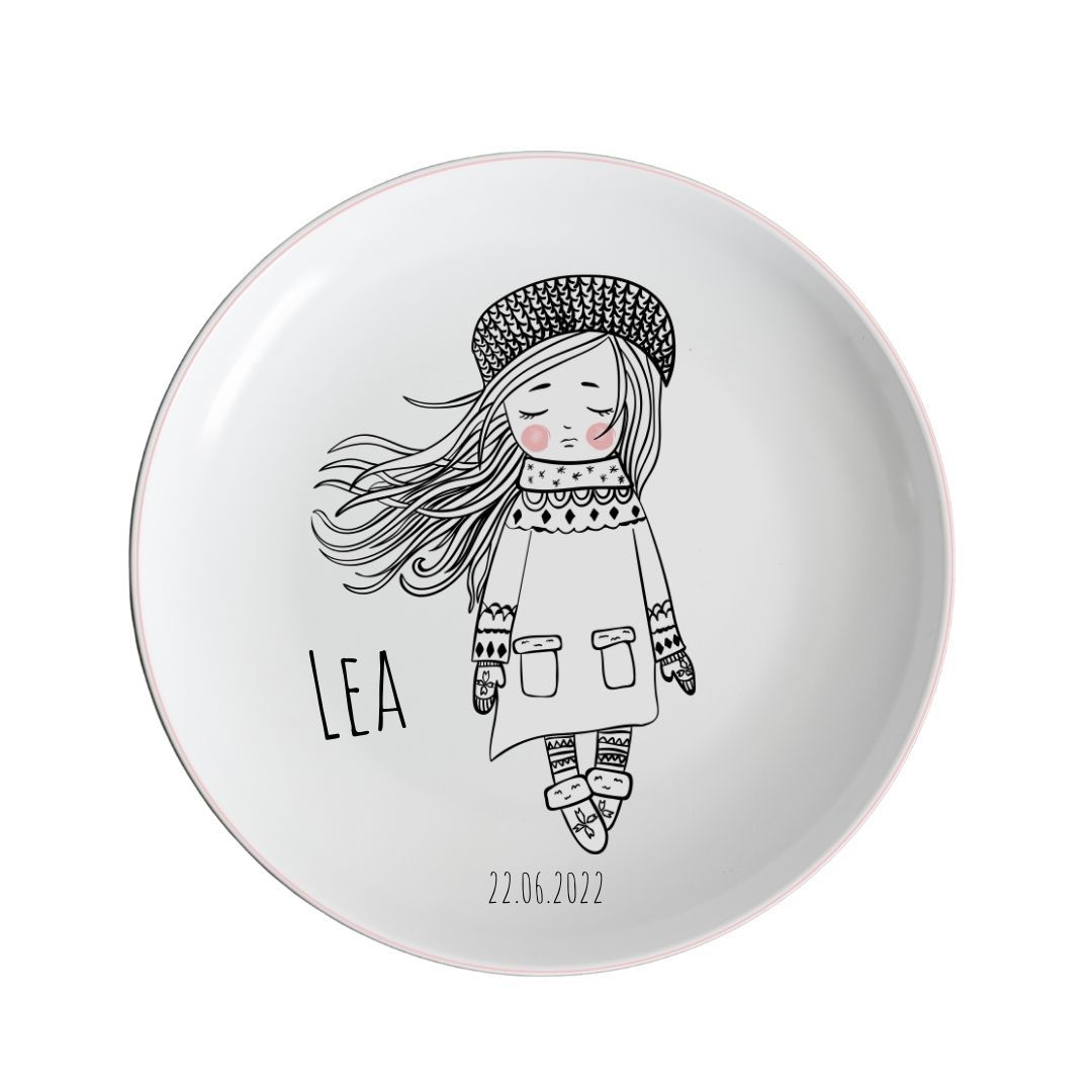 Keramikgeschirr "Lea" mit Namen  