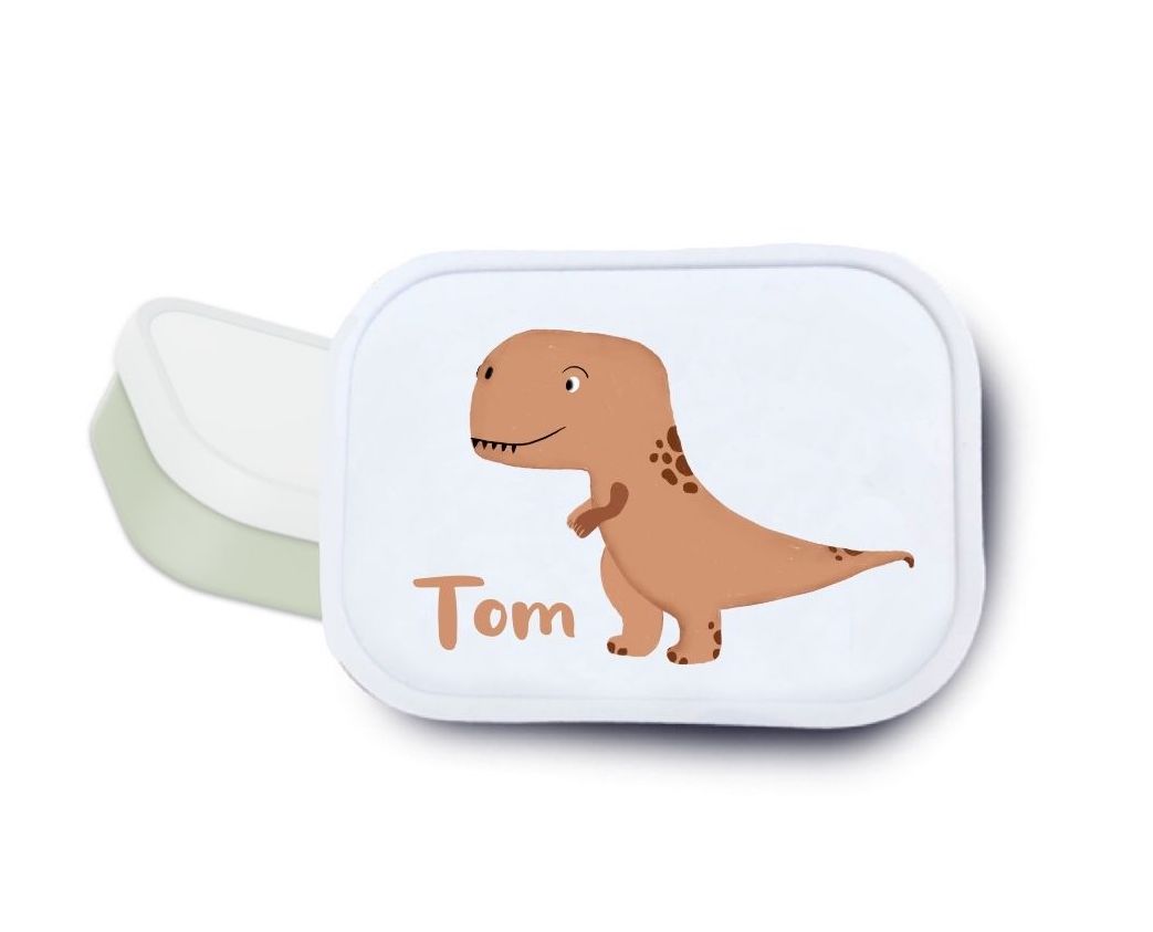 Brotdose mit Namen Dino Tom